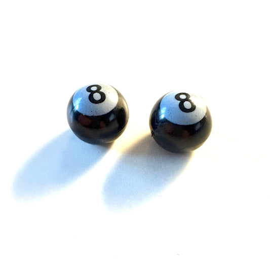 8 Ball 🎱 Schrader Valve Cap (pair)