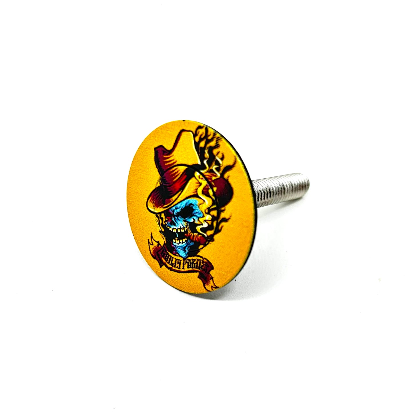 Smoking Skull Top Cap (with bolt)