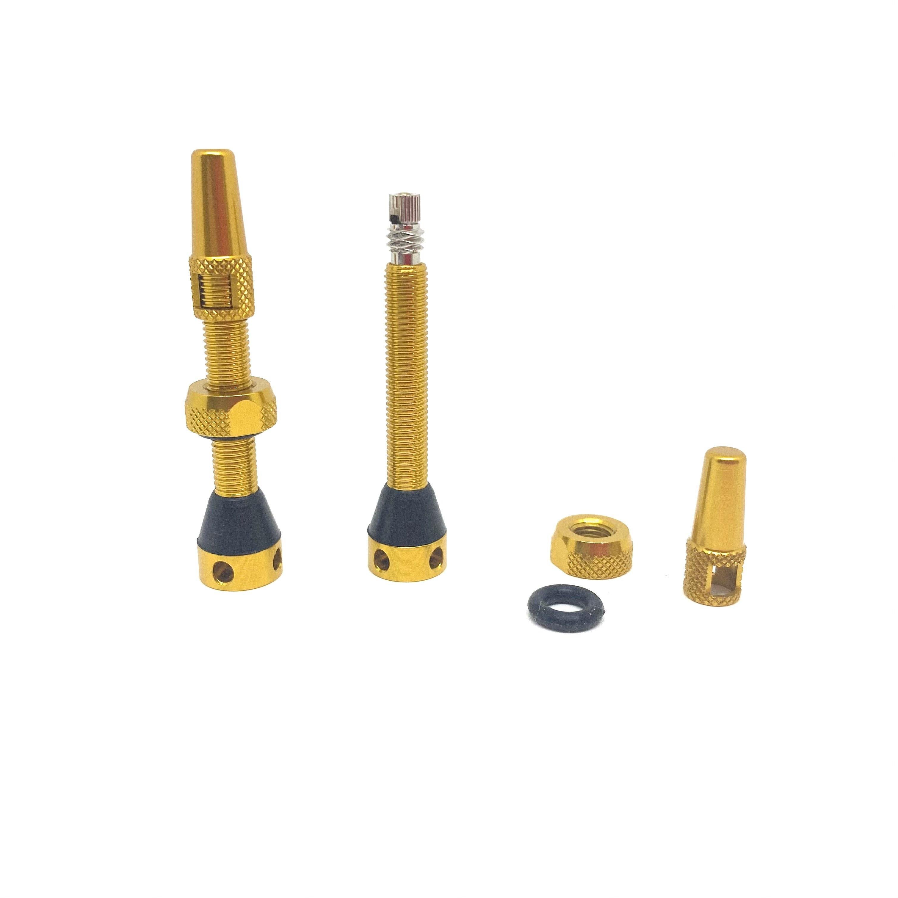 Gold 2024 tubeless valves